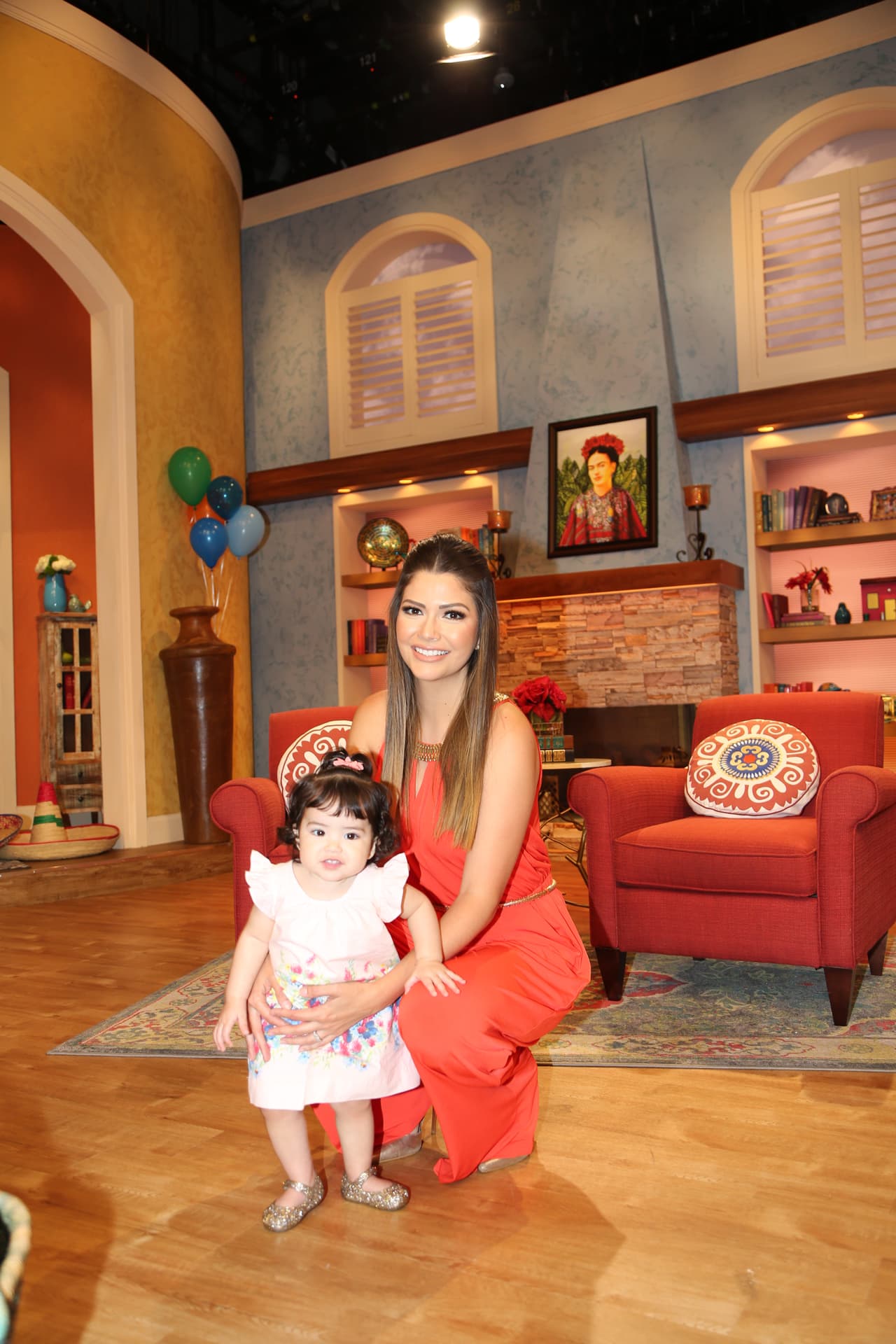 Mañana de fiesta, Ana Patricia llevó a Giulietta a casa para celebrar su primer cumpleaños.