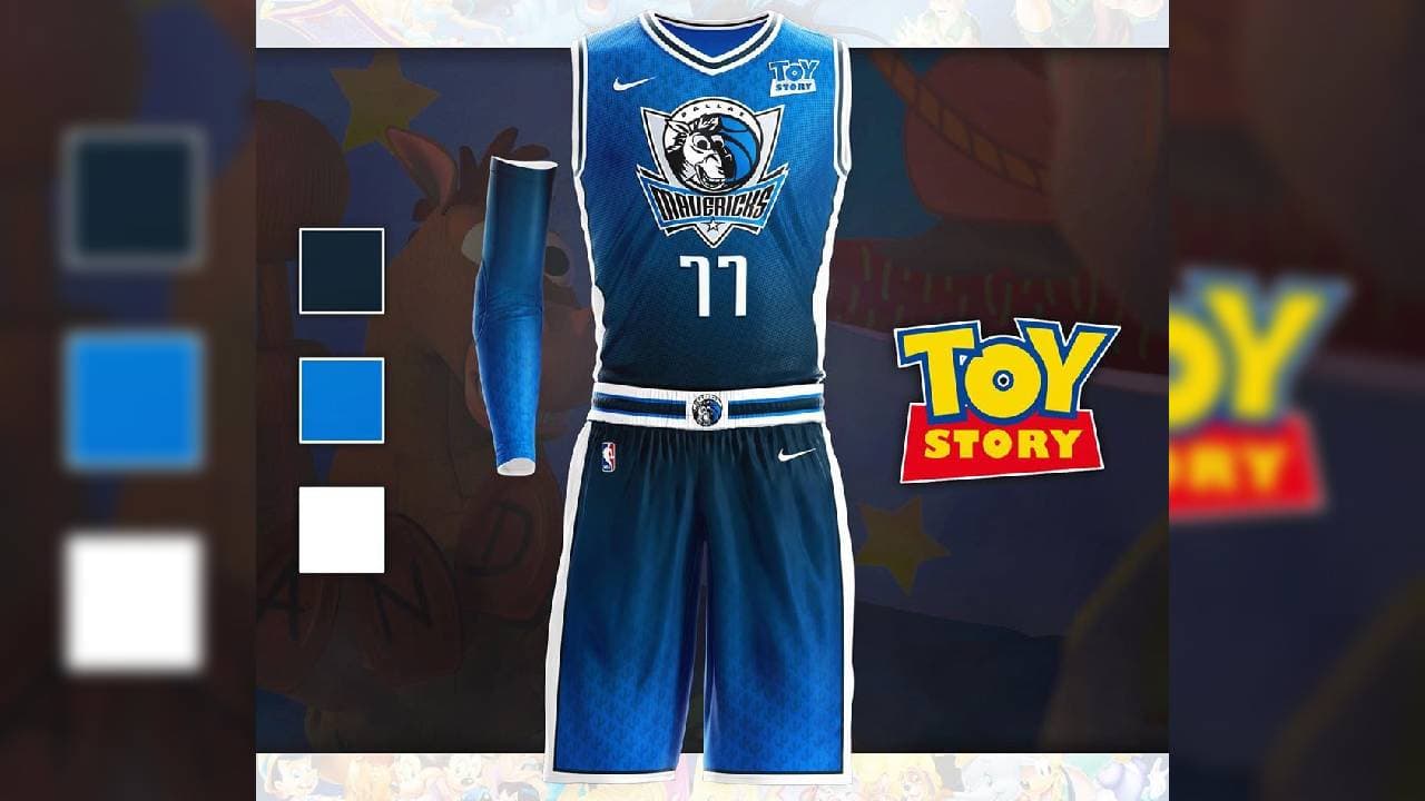 Los Dallas Mavericks no podían tener mejor mascota en el pecho que ‘Bullseye’ o ‘Tiro al Blanco’ de ‘Toy Story’.