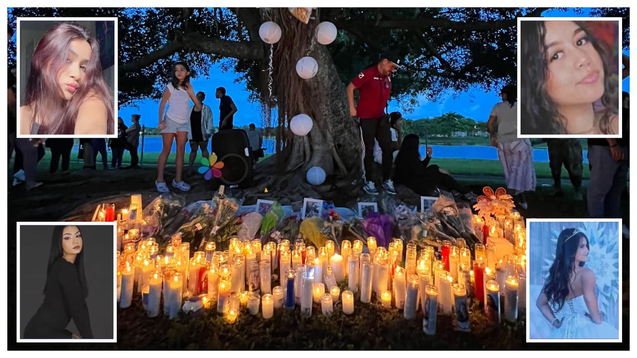 Realizan vigilia para rendir homenaje a jóvenes que murieron en accidente en la autopista Palmetto