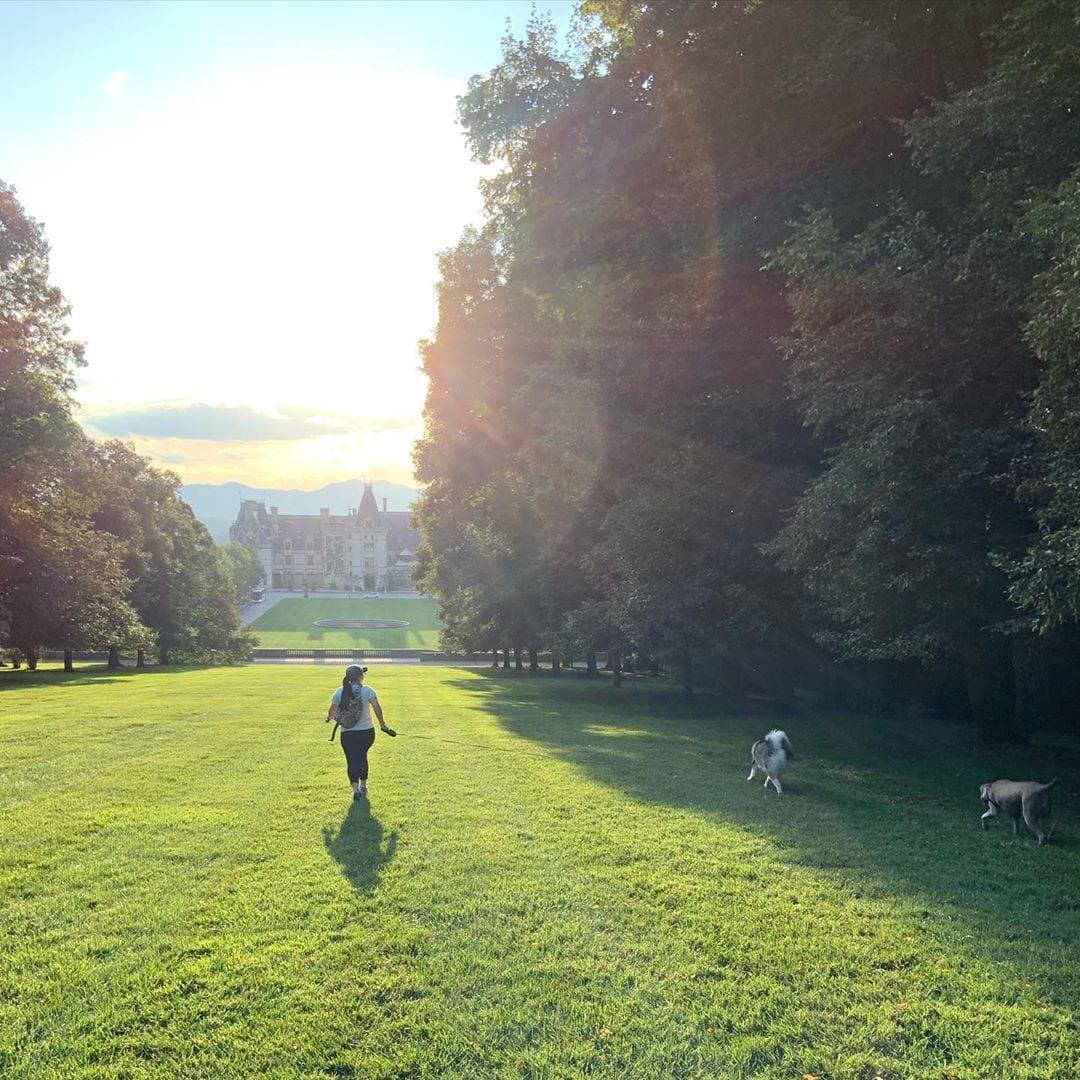 Biltmore Estate (Asheville) 
<br>Sitio web: 
<a href="https://www.biltmore.com/">https://www.biltmore.com/</a> 
<br>
<b><a href="https://goo.gl/maps/CGYVEa635c8xuoYu8">Cómo llegar</a> </b>
<br>
<br>Caminar por los extensos terrenos de Biltmore Estate es una experiencia mágica y majestuosa. Se trata de una atracción popular en Asheville que cuenta con casi 22 acres de senderos que ofrecen una variedad de escenarios, que incluyen bosques frondosos, prados abiertos y las tranquilas aguas del río French Broad. También hay una variedad de niveles de dificultad, así que ya sea que estés buscando un desafío o simplemente una oportunidad para relajarse, aquí encontrarás un sendero justo para ti.