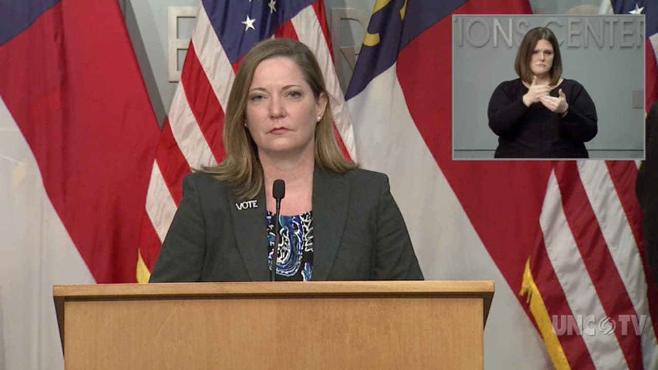 "Los resultados no van a cambiar hasta el 12 o el 13 de noviembre en Carolina del Norte”, dice la Junta Electoral
