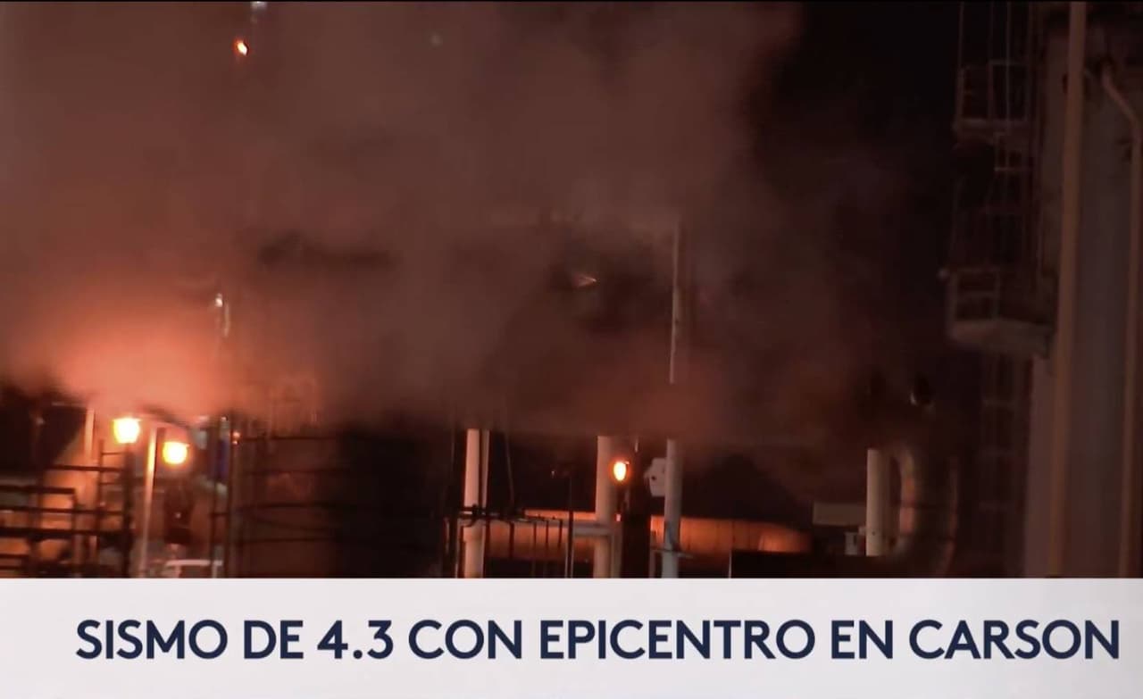 El temblor del viernes provocó que la refinería Marathon Petroleum en Carson perdiera energía por varios minutos.