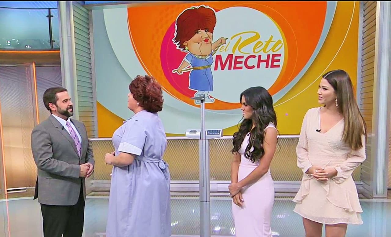 Doña Meche le confensó al presentador del estado del tiempo que le roba suspiros. Albert no pudo ocultar las risas nerviosas.