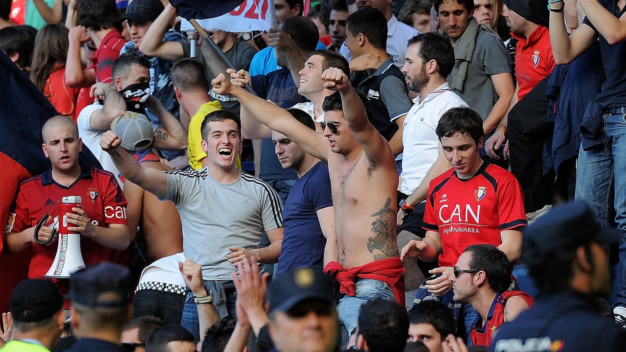 Detenidos casi 100 ultras de Osasuna y Betis por una pelea