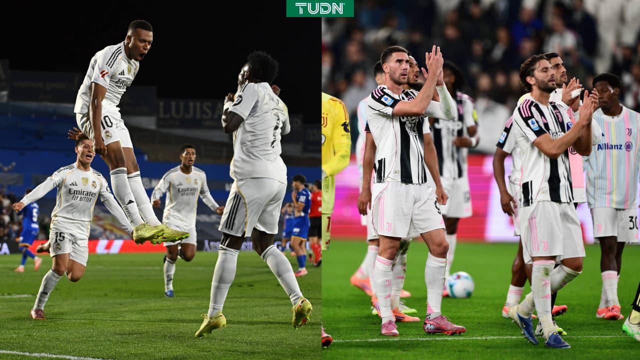 Real Madrid vs. Juventus en la Champions League.