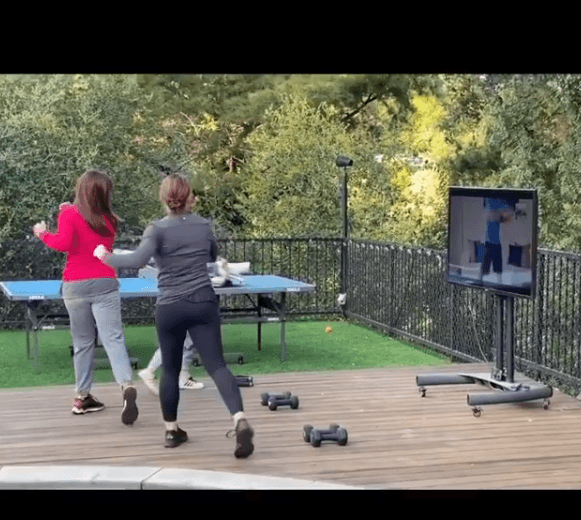 Y como bien ha dicho, eso le ha permitido liberar tensión y estrés.