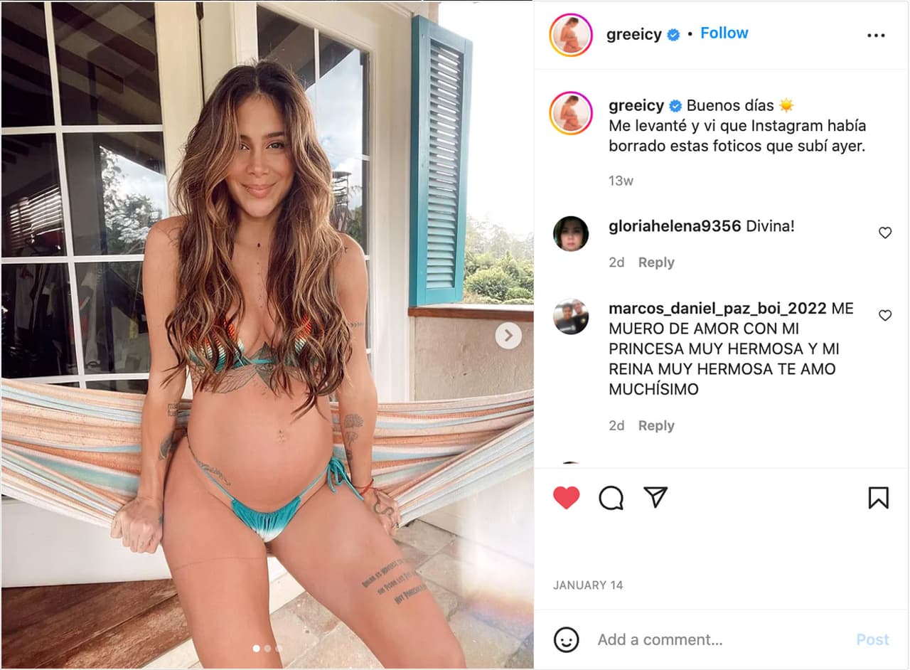 Durante varios meses se había especulado del embarazo de la cantante colombiana, hasta que por fin lo hizo oficial.