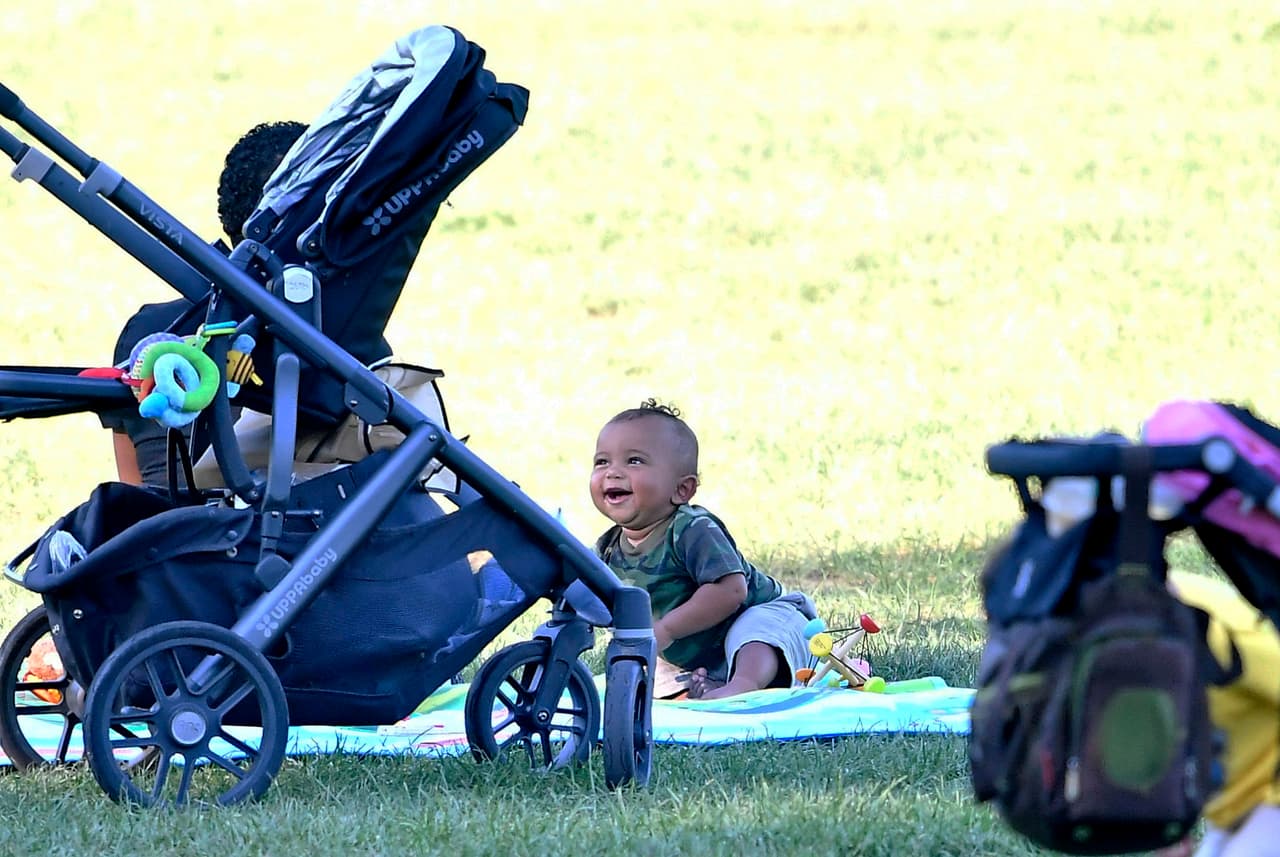 El hijo de Kim y Kanye se encontraba bajo el cuidado de su niñera.