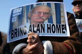 Partidarios de Alan Gross pedían a la Casa Blanca el regreso del estadounidense preso en Cuba en diciembre de 2013. (Imagen de archivo).