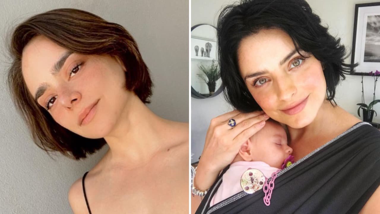 Carla Eugenia (izquierda) y Aislinn Derbez (derecha)