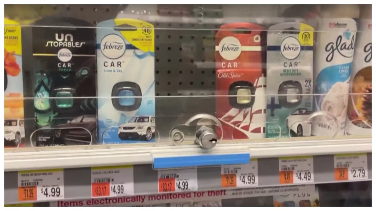 Incluso los desodorantes para el vehículo, aunque cuesten menos de $5, son muy populares para el robo en los supermercados y tiendas de NYC.