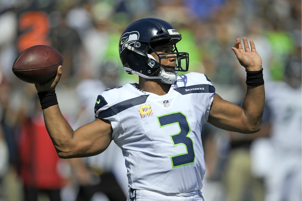 Con el marcador 10-0 en contra, Wilson encontró a Jimmy Graham en las diagonales en el segundo cuarto para iniciar la remontada de los Seahawks.