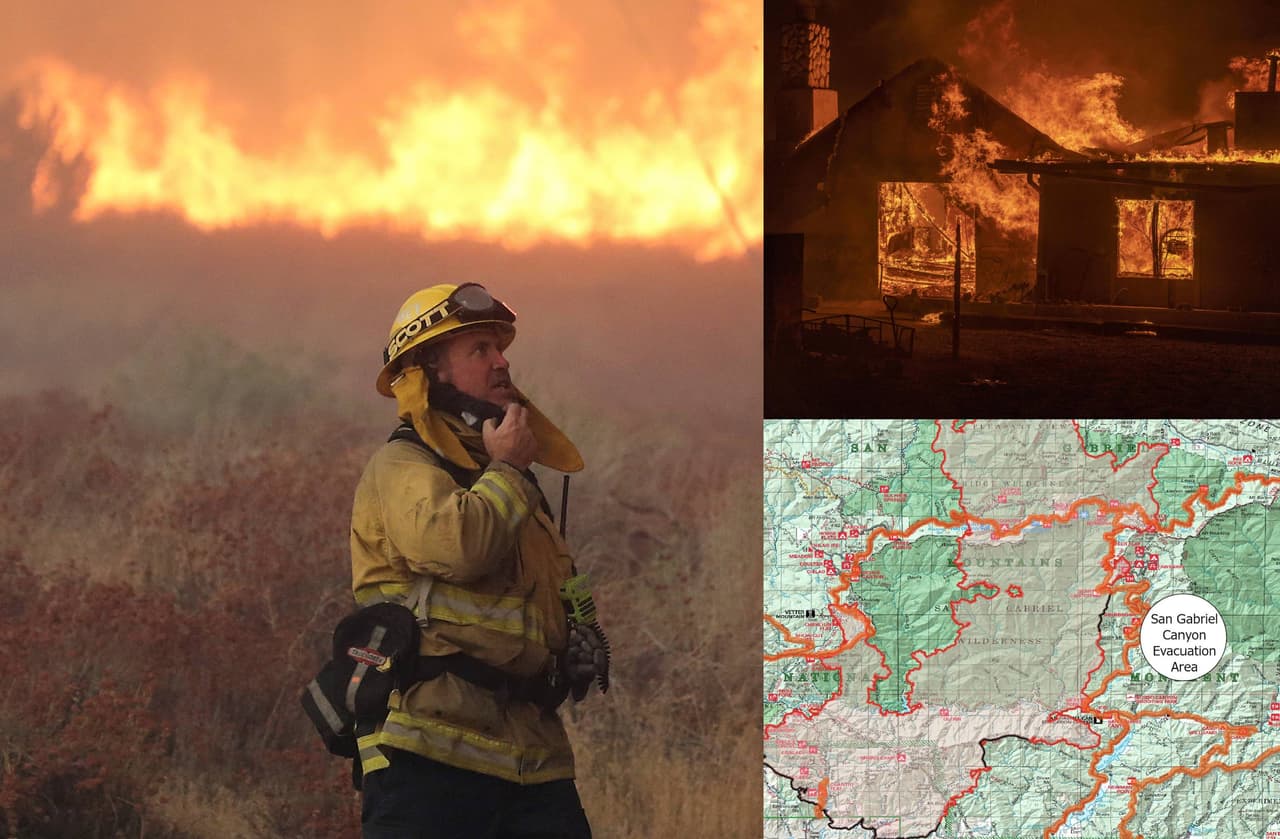 Incendio Bobcat alcanza 91,000 acres y aumentan órdenes de evacuación por riesgo de propagación del fuego
