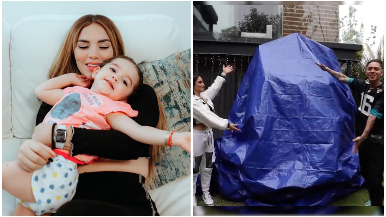 Kimberly Loaiza le regaló un imponente castillo a su hija Kima, ¡ya es toda una princesa!