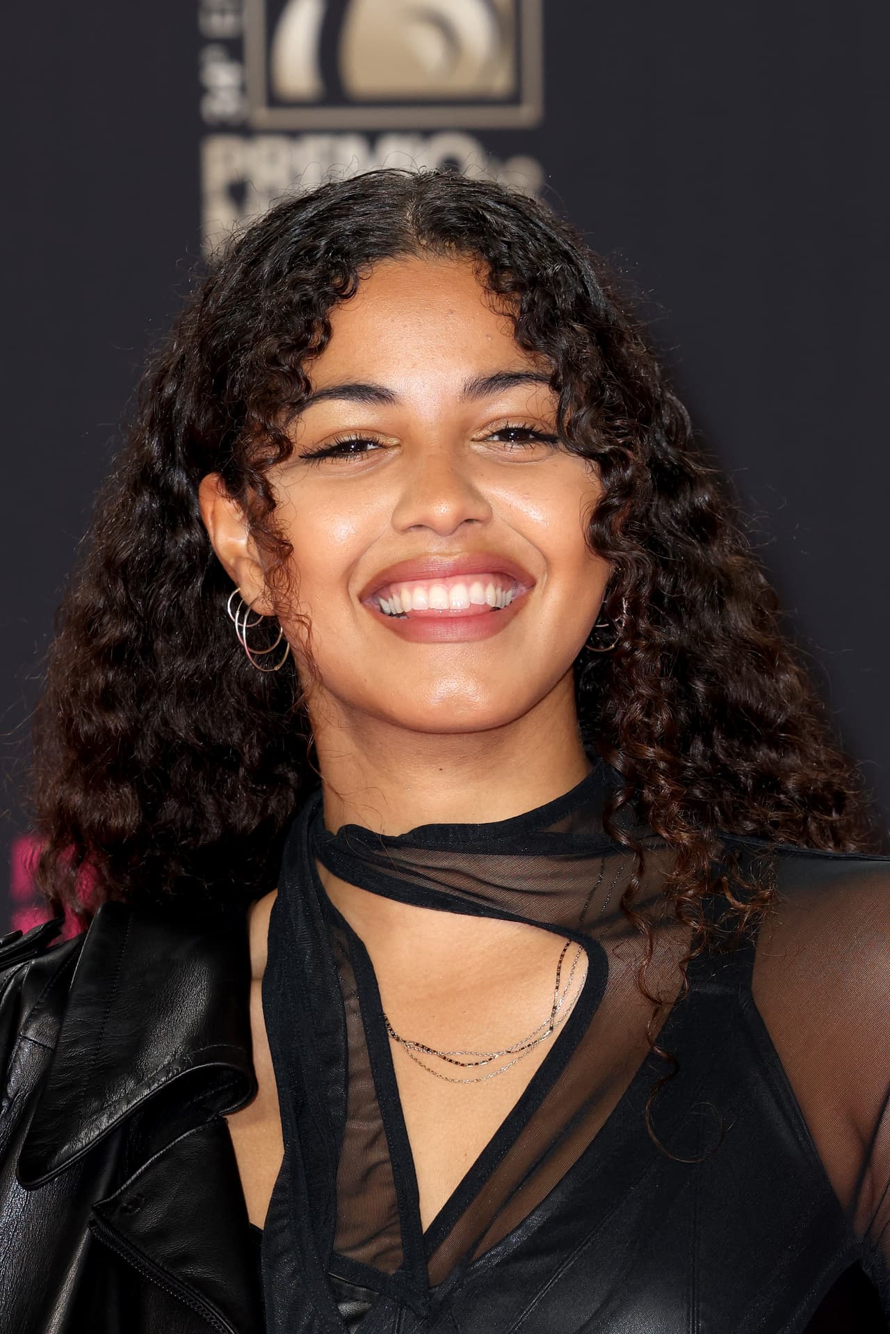 <b>Yendry y su elegante look negro</b>
<br>La intérprete dominicana, que ha conquistado a sus fans con temas como ‘Nena’ e ‘Instinto’ enamoró la alfombra de la celebración con un elegante look negro.