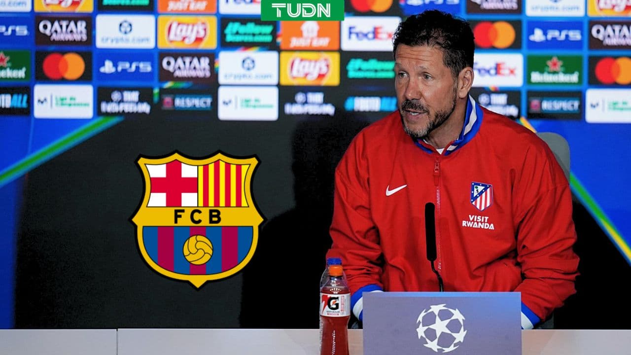 Cholo Simeone enfrentará al Barcelona con fe y seguridad