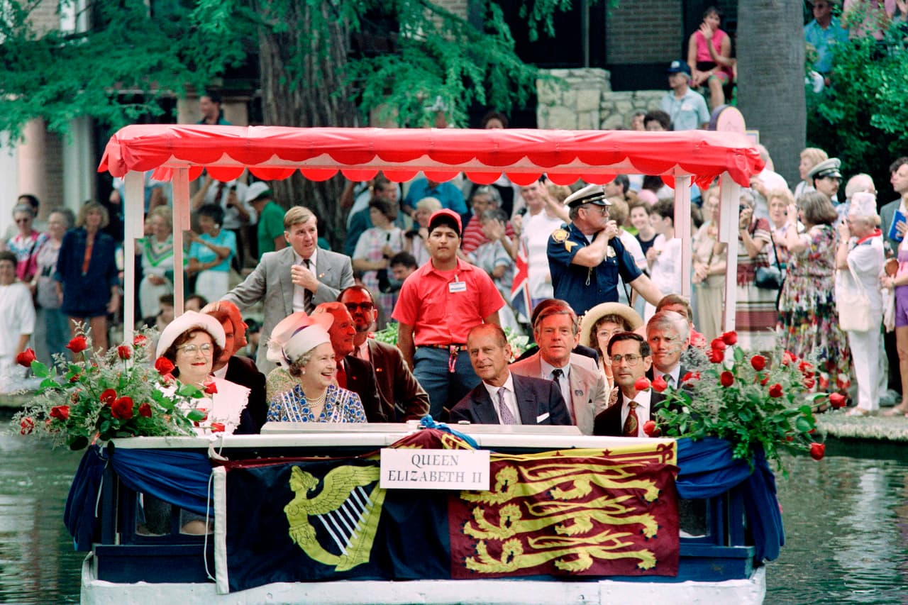 La reina Isabel II visitó San Antonio en mayo de 1991; estos fueron los lugares que recorrió