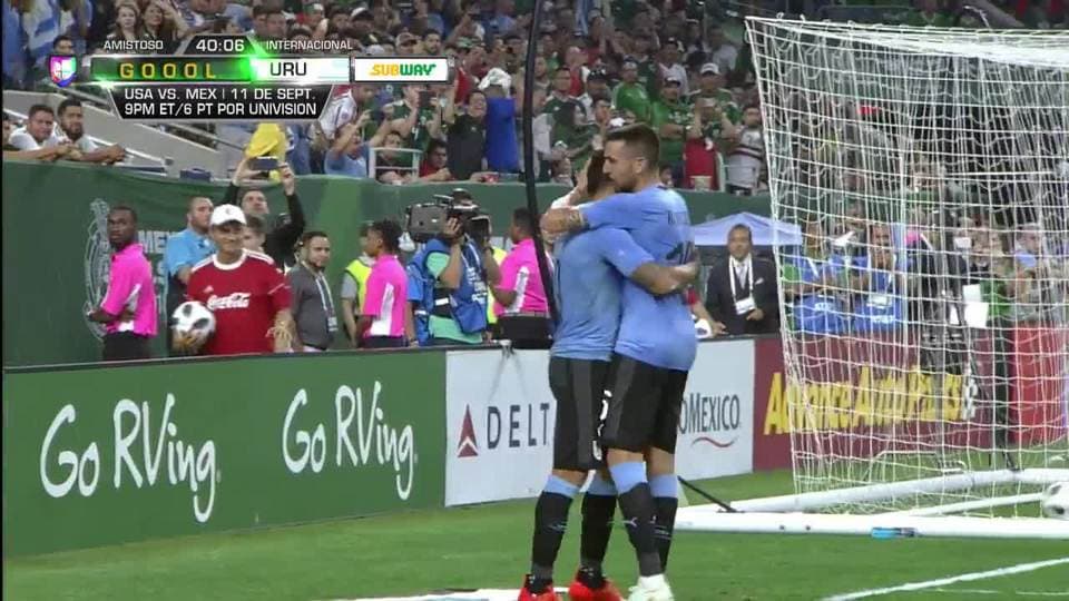 ¡GOOOL! Luis Suárez anota para Uruguay