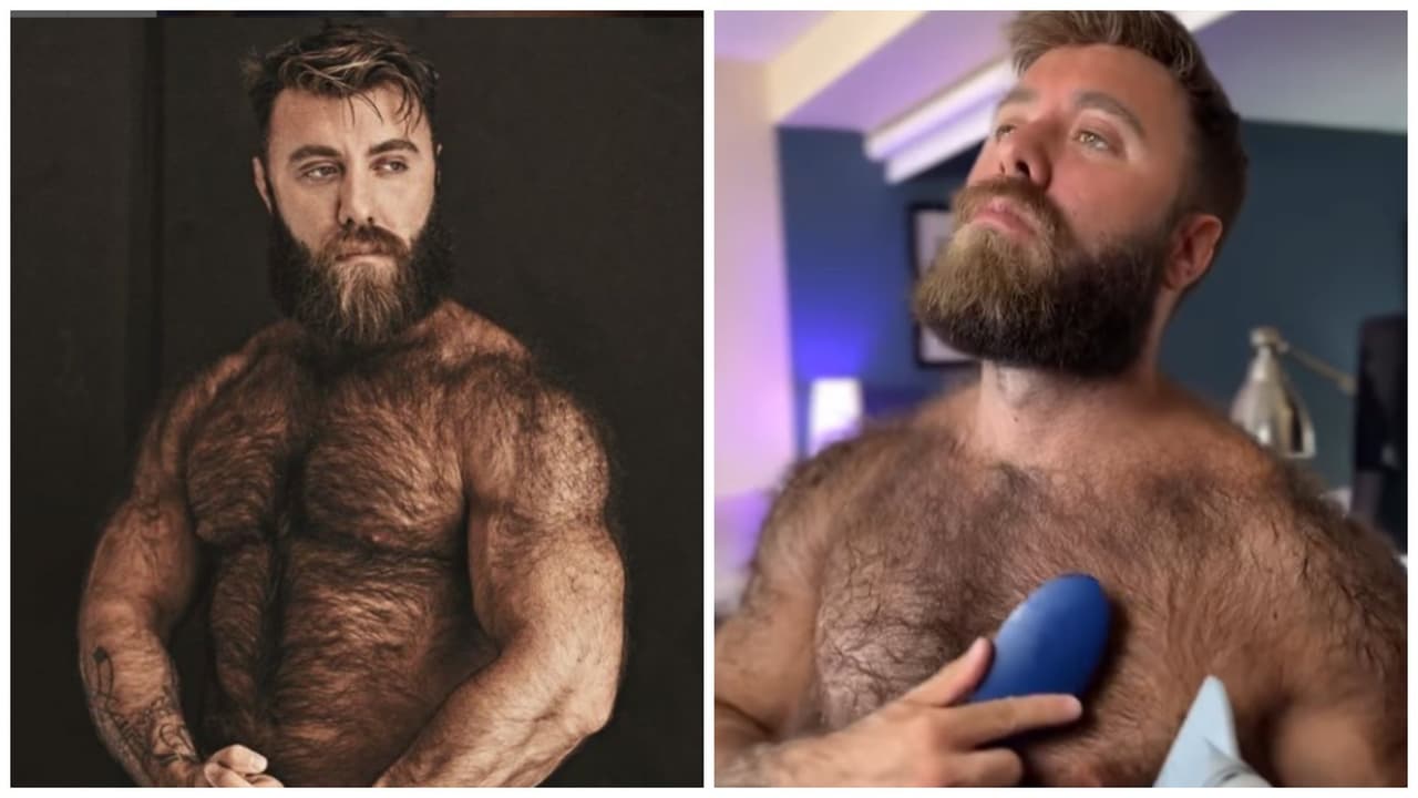 Mr Teddy Bear, el "hombre oso" que presume su abundante pelo corporal