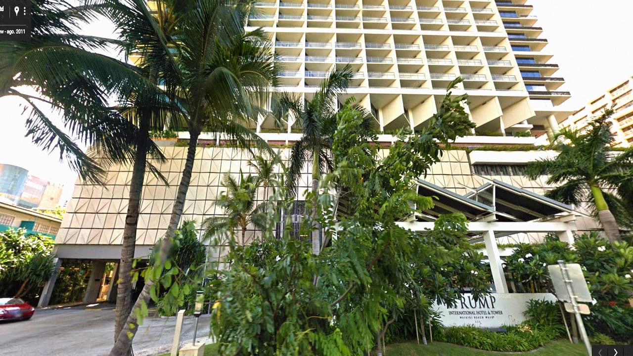 <b>Trump International Hotel Waikiki Beach Walk. Honolulu, HI. </b>Este complejo parte hotel y parte residencias esta abierto en en esta zona turística de Hawaii desde 2009.