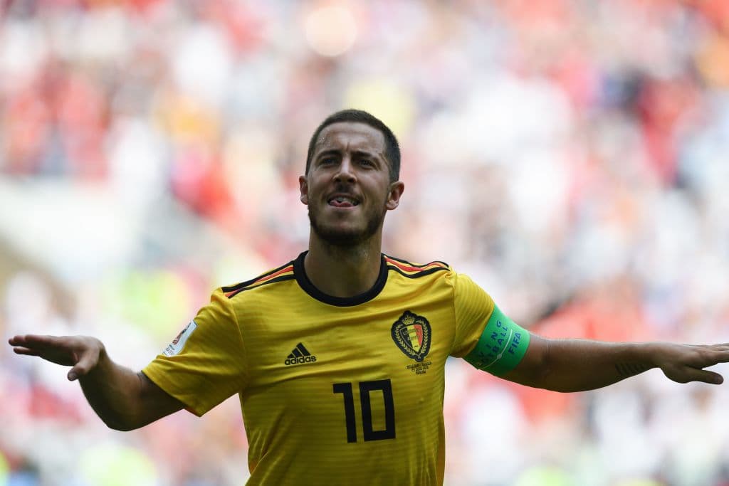 Eden Hazard es el eje del ataque de Bélgica, no solo como asistidor sino también como artillero. El volante del Chelsea vive uno de sus mejores momentos.