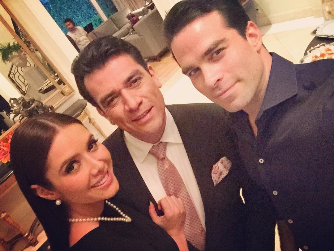 Alejandro era el hijo en la telenovela de Marlene y Jorge Salinas.