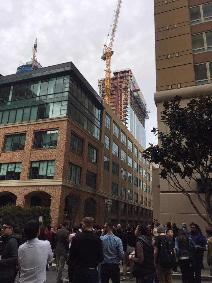 Riesgo de desprendimiento de una losa en una construcción provoca la evacuación de al menos cinco edificios en el barrio de South of Market