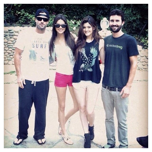 Con esta exreina de belleza procreó a Brody y Brandon.
<br>