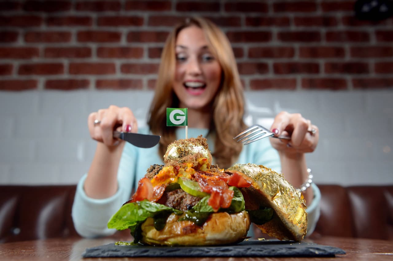 Esta 'Glamburger' sin duda es solo para los paladares más exigentes.