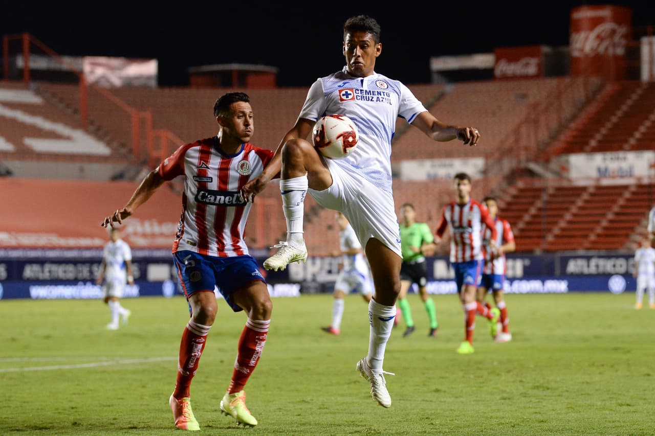 Con doblete del Cabecita Rodríguez y gol de Santiago jiménez, la Máquina se impone 1-3 al Atlético San Luis y toman el liderato en el Guard1anes 2020.