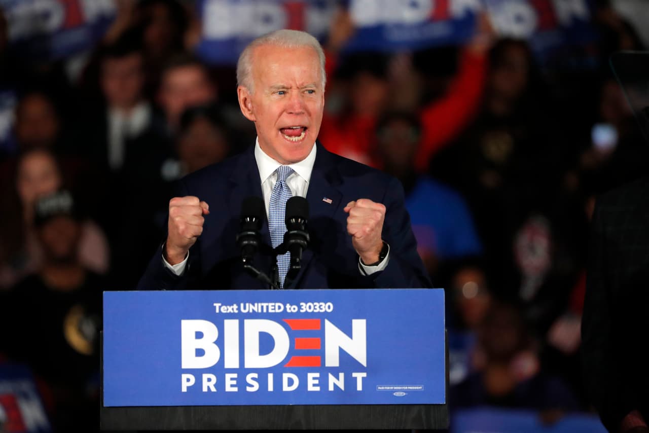 Biden consiguió el sábado en carolina del Sur el impulso que necesitaba.