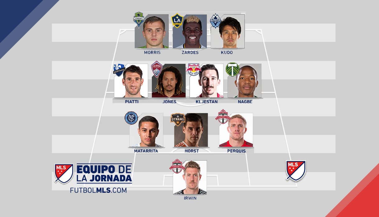Con ustedes, el Equipo de la Jornada 10 FutbolMLS.com.