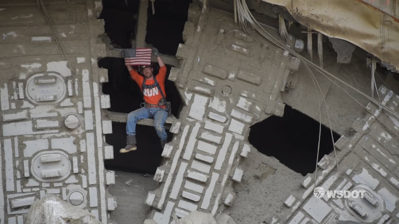 Mira en video cómo Seattle termina un enorme túnel con la excavadora más grande del mundo