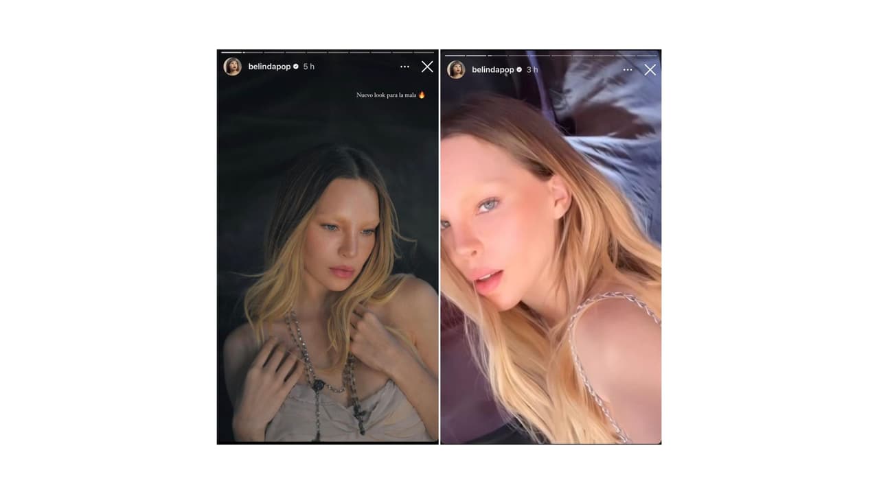 Belinda sorprendió al decolorarse las cejas.