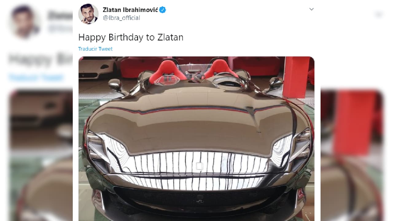 El polémico astro sueco se regaló este lujoso detalle en octubre del año pasado, cuando cumplió 38.