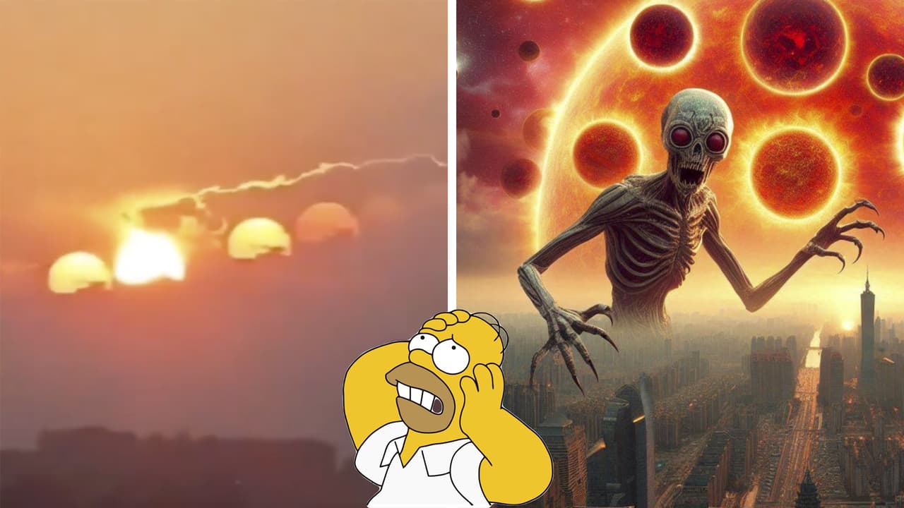 ¿Señal del Apocalipsis? Aparecen 7 soles en el cielo de China y esta es la explicación científica