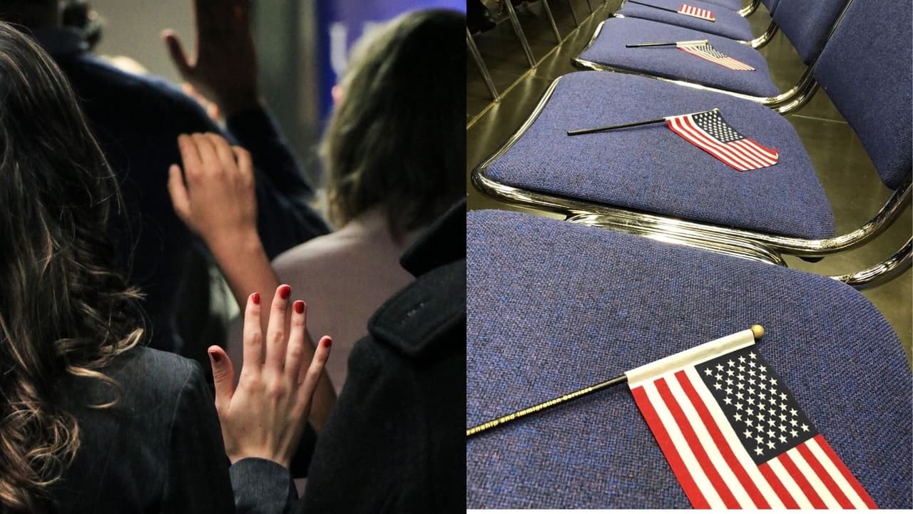 <b>Juramento de Lealtad</b>: Usted no es ciudadano hasta que asiste a la
<a href="https://www.uscis.gov/sites/default/files/document/n-400-topic-exercises/The-Oath-Of-Allegiance.pdf" target="_blank">ceremonia de juramento</a>.