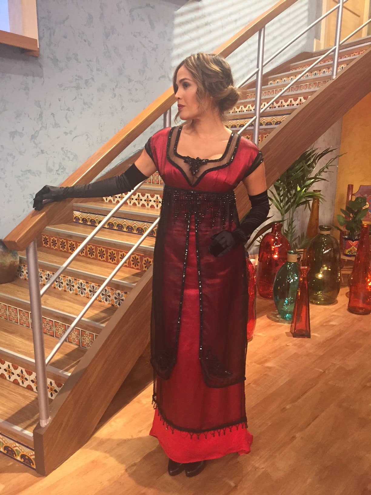 También había que presumir el peinado.