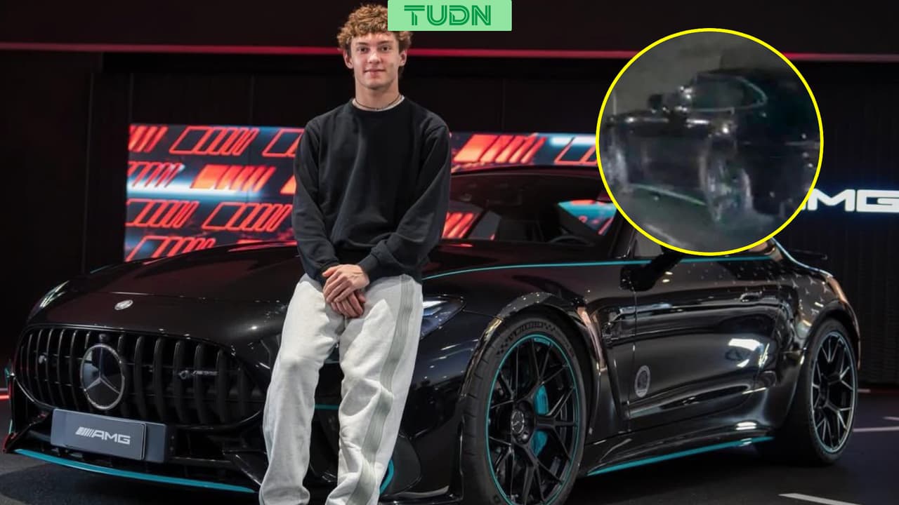 Kimi Antonelli sufre accidente y destruye su lujoso auto