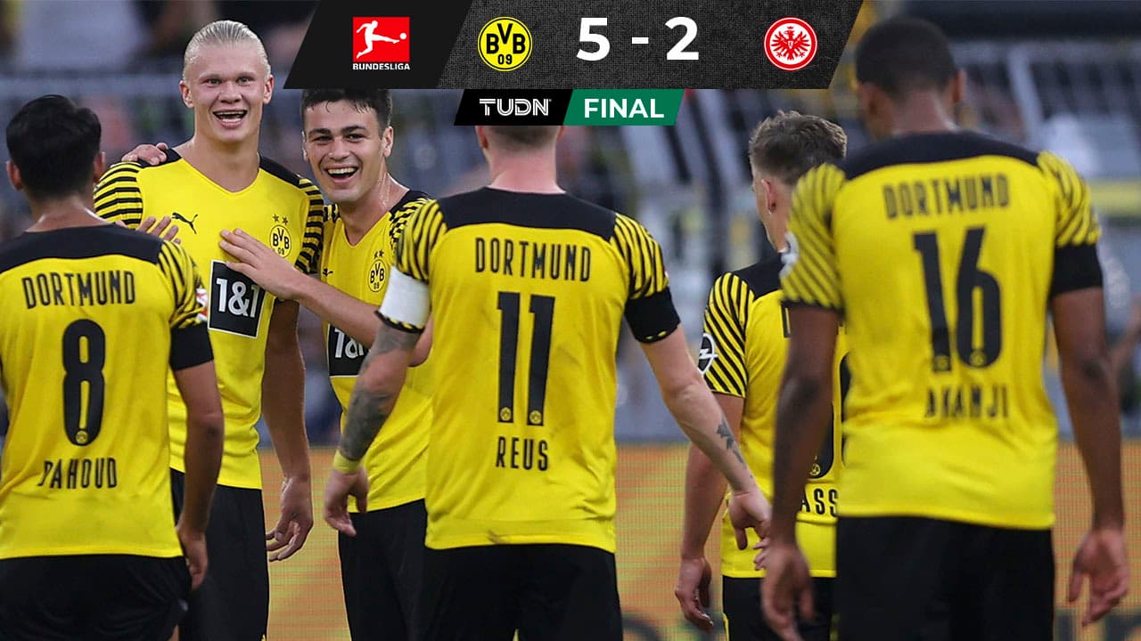 Borussia Dortmund luce con un Haaland imparable en la jornada sabatina de la Bundesliga