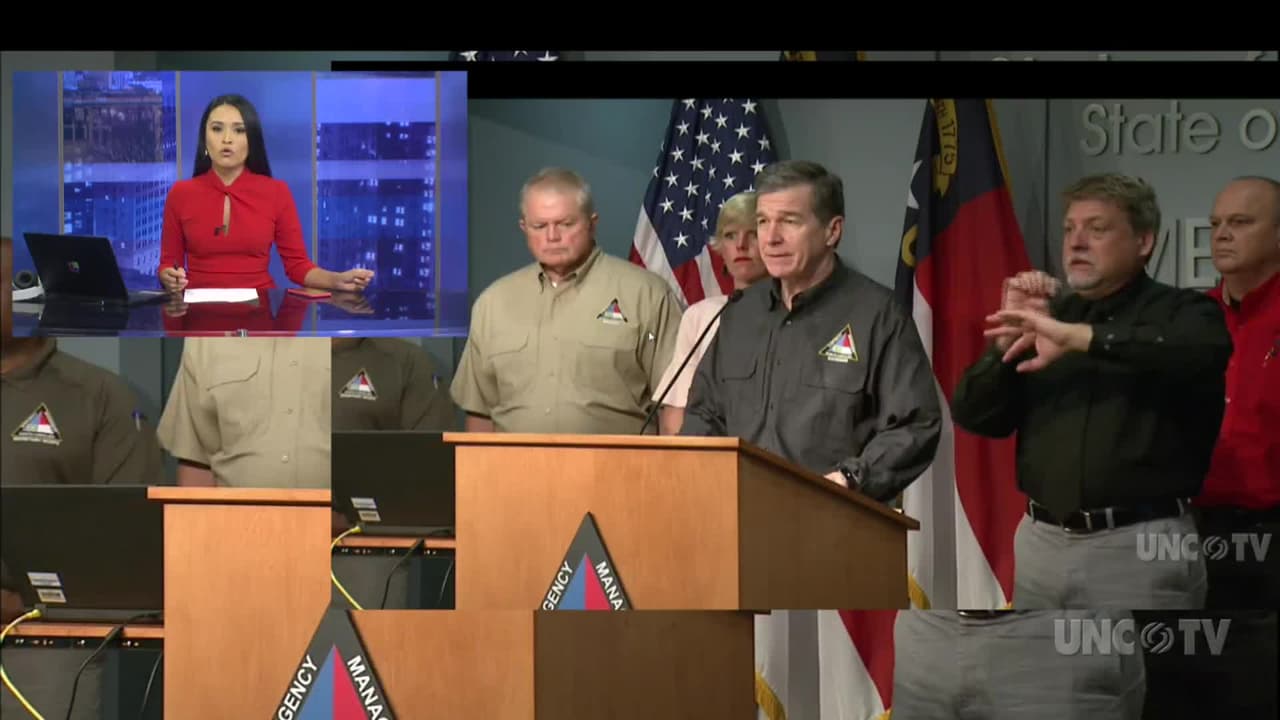 "Por favor no maneje por las carreteras en este momento": alerta el gobernador Cooper tras paso de Dorian