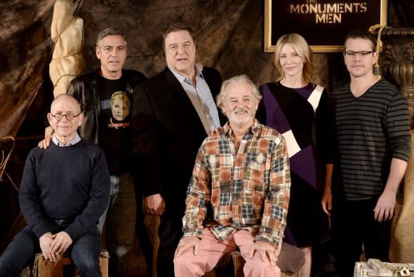 Cuenta con un elenco de primera además de George Clooney, Bill Murray, Cate Blanchett, John Goodman, Matt Damon, Bob Balaban, Jean Dujardin y Hugh Bonneville están en el filme. Más videos de Chismes aquí.