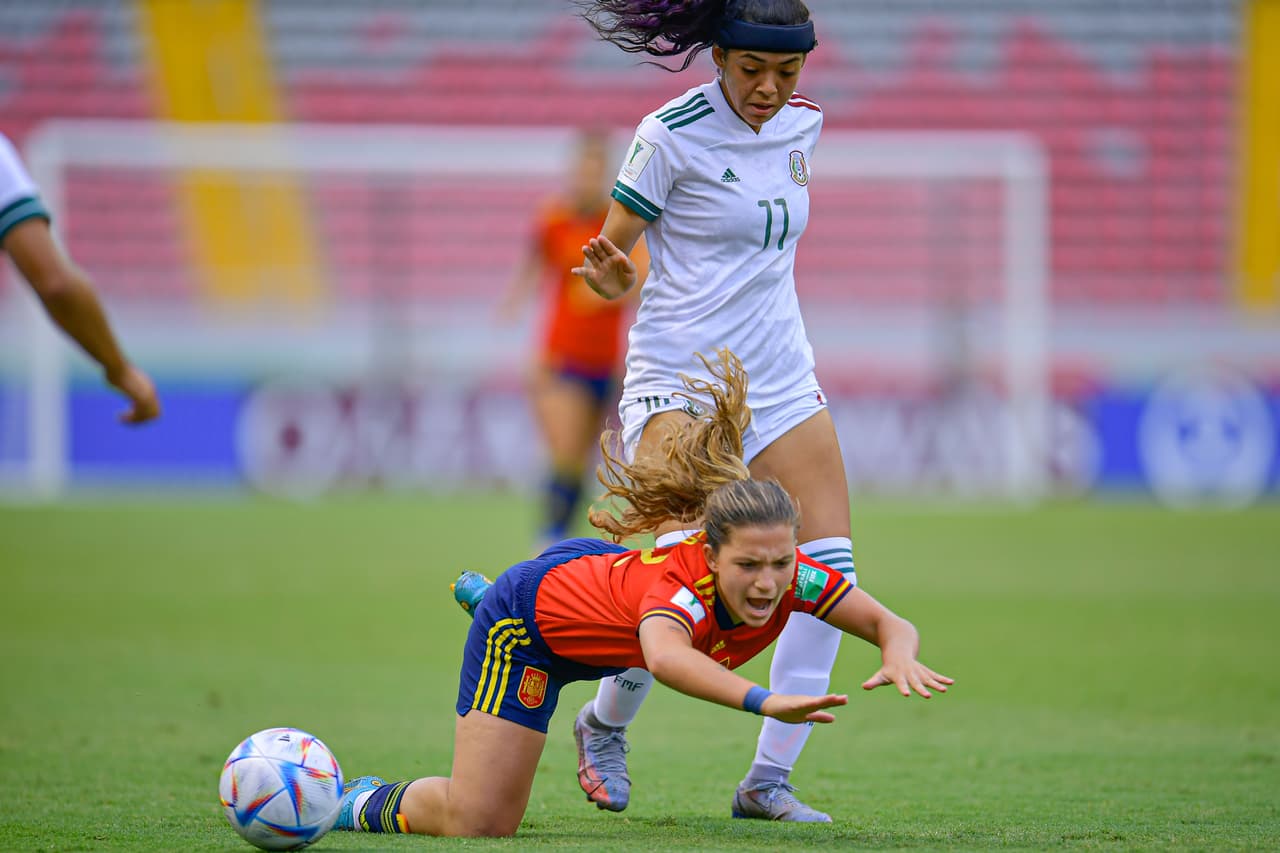 La selección mexicana Sub-20 femenil quedó eliminada de la Copa del Mundo de Costa Rica luego de caer por la mínima diferencia ante España en los Cuartos de Final del torneo.