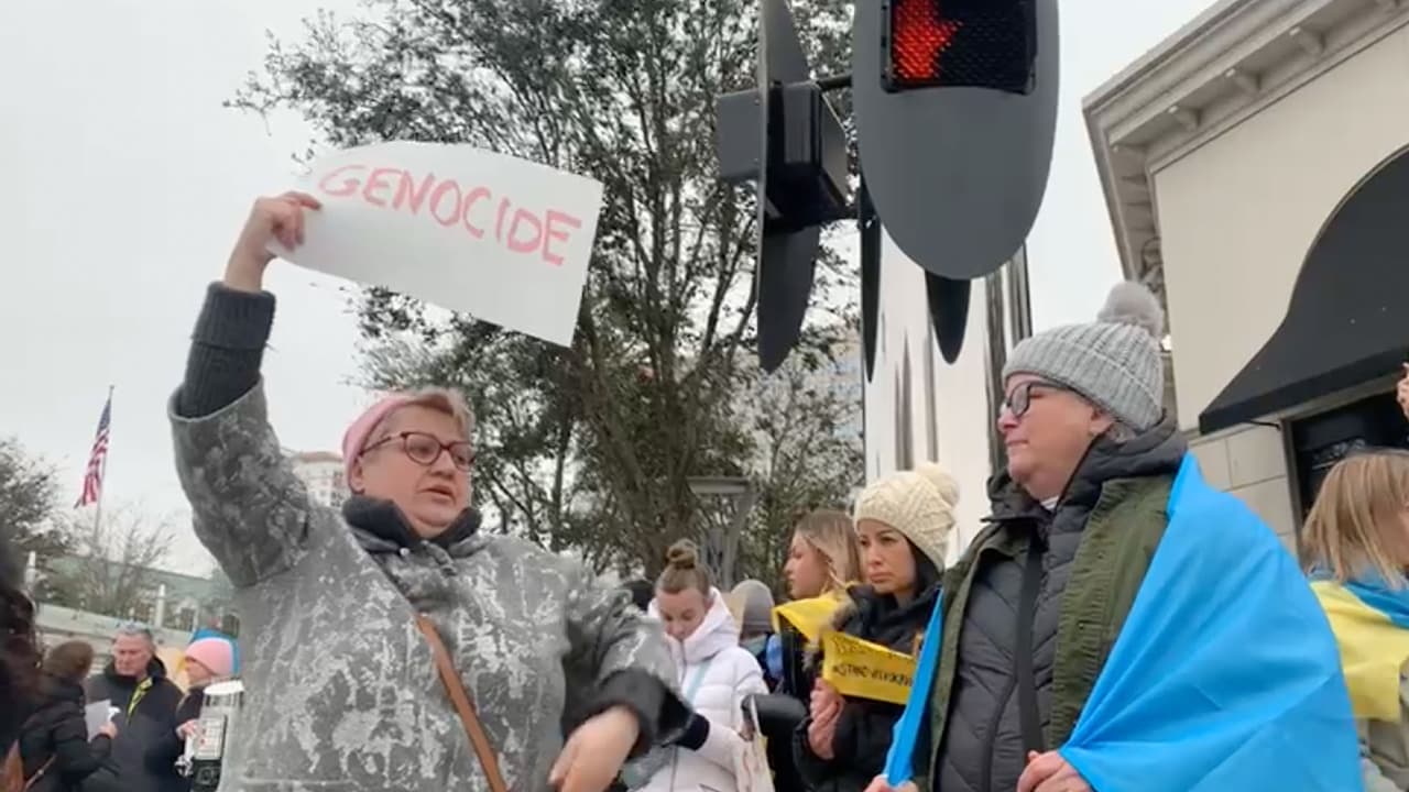 La última de estas protestas ocurrió el sábado 26 de febrero en horas de la tarde frente al consulado de Rusia en Houston.