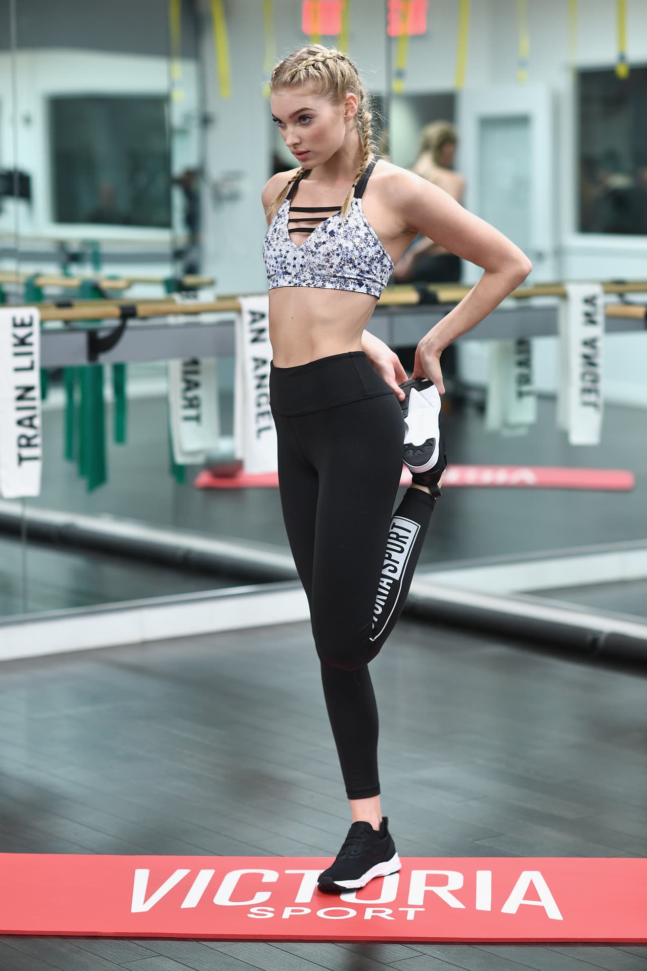 Comienza con algunos estiramientos.