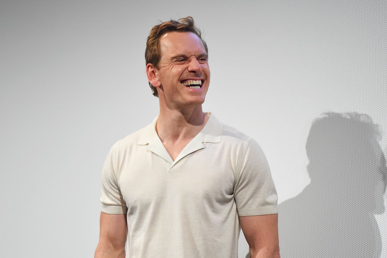 En ella también actúa Fassbender, muy risueño durante la presentación.