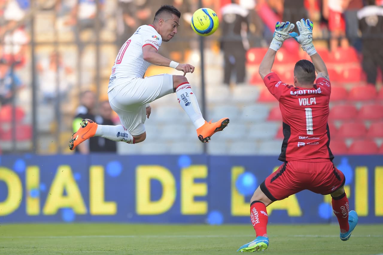 Fernando Uribe estuvo muy insistente en ataque y vería sus esfuerzos recompensados.