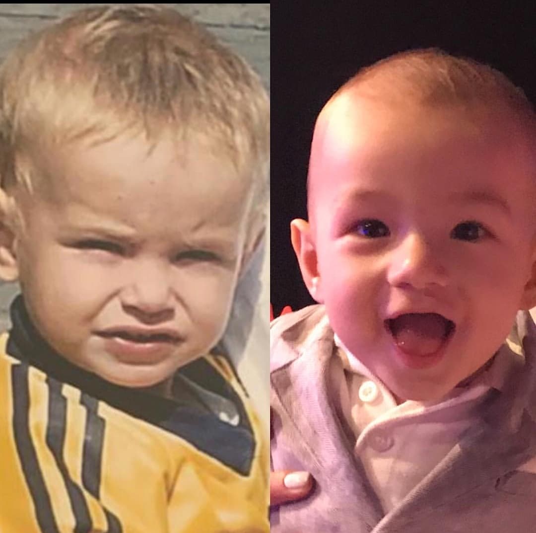 El conductor mexicano publicó recientemente una fotografía donde hace notar el parecido entre Liam y su hijo mayor, Alex Tacher Lois. Muchos de sus seguidores opinan que el pequeños es igual a su mamá.
<br>