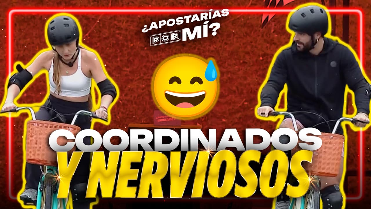 Adrián y Nuja superan los nervios por la bici y la lluvia para completar el desafío