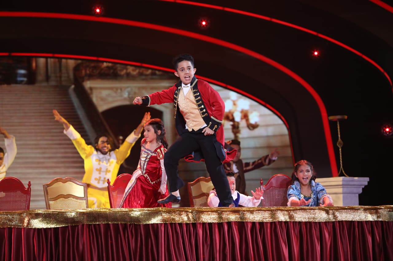 Los niños hicieron un performance de 'Be our guest'.